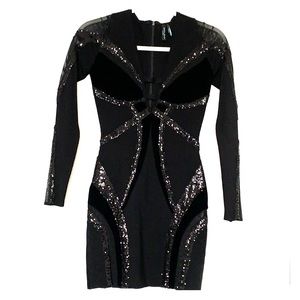 Sexy night bandage dress